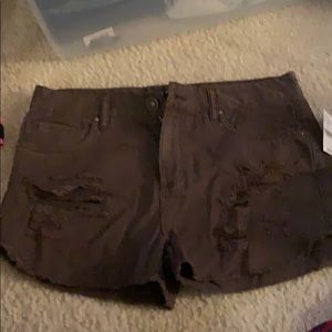 NWT brown ripped shorts